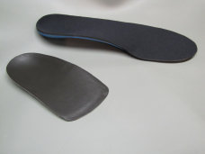 worn orthotic covers replaced with new leather or neoprene
